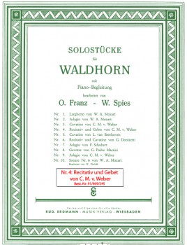 Nr. 4: Recitativ und Gebet aus Freischütz
