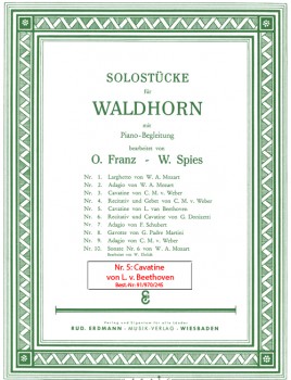 Nr. 5: Cavatine aus dem Quartett op. 130