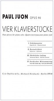 4 Klavierstücke op. 90