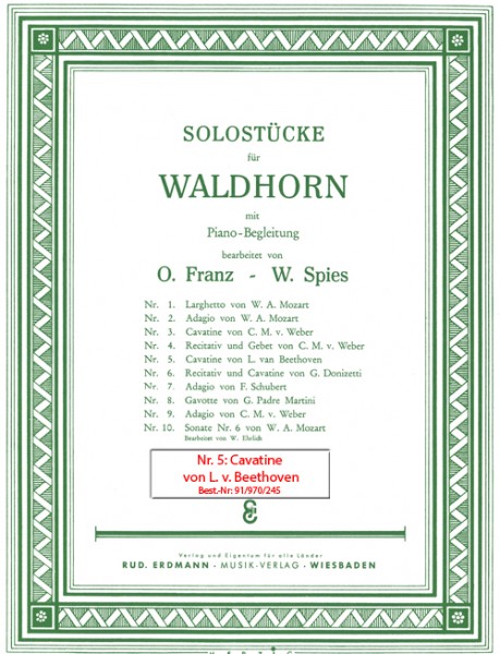 Nr. 5: Cavatine aus dem Quartett op. 130