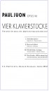 4 Klavierstücke op. 90